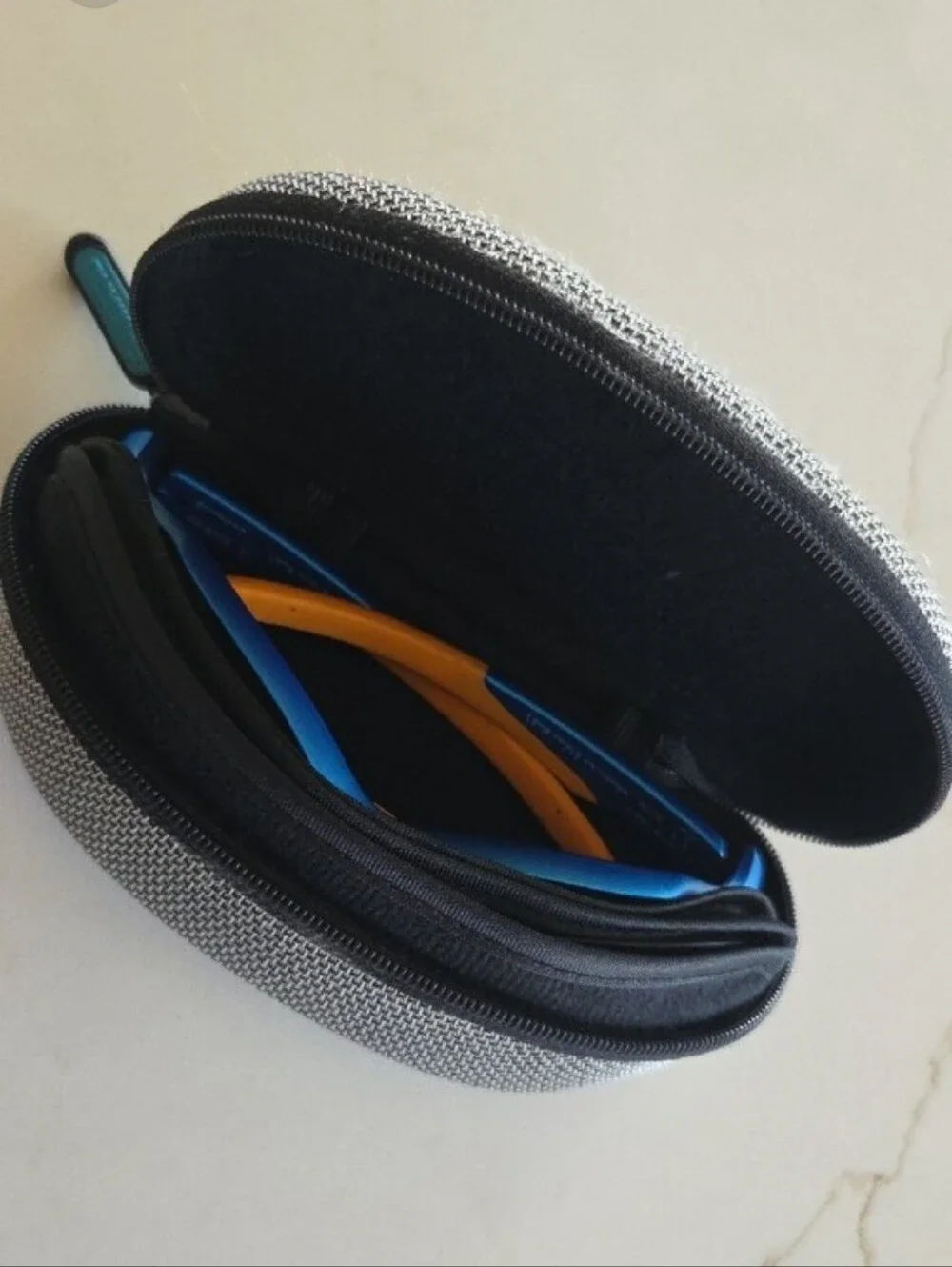 Shimano Blue Orange Sport Sunglasses with Amber Interchangeable Lenses